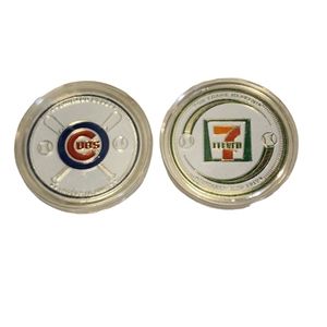 Chicago Cubs MLB Baseball 7-ELEVEN 2007 Token Coin set of 2